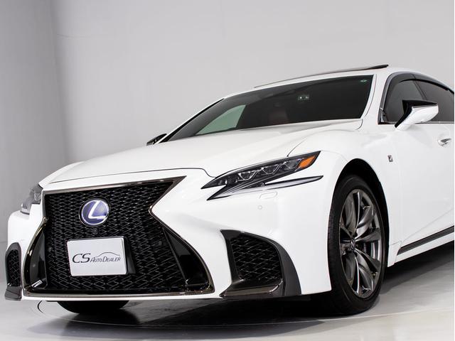 LS LS500h Fスポーツ (サンルーフ)(赤本革シート)(レクサスセーフティシステム+A)デジタルインナーミラー パノラミックビューモニター 12.3インチSDマルチナビ シーケンシャルウィンカー ハンズフリーパワートランク(24枚目)
