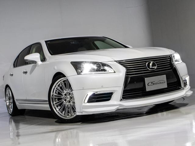 ＬＳ ＬＳ４６０　バージョンＣ　Ｉパッケージ　（ＷＡＬＤフルエアロ）（ＷＡＬＤ２１インチアルミ）（ベージュ本革シート）クリアランスソナー　エアサスコントローラー付　ローダウン　Ｂｌｕｅｔｏｏｔｈ対応　助手席オットマン　ＨＤＤマルチナビ（18枚目）