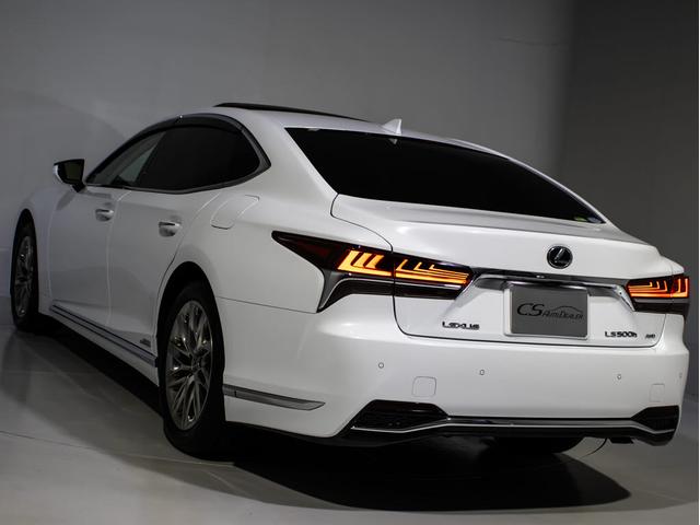 ＬＳ ＬＳ５００ｈ　エグゼクティブ　（禁煙車）（サンルーフ）（白本革シート）（ＡＷＤ）（マークレビンソン）（後席モニター）（レクサスセーフティシステム＋Ａ）記録簿１１枚　パノラミックビュー　ハンズフリーパワートランク　デジタルインナー（25枚目）