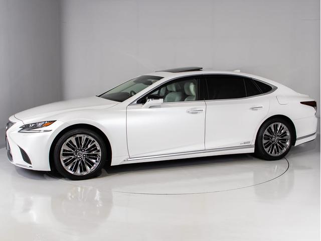 ＬＳ ＬＳ５００ｈ　バージョンＬ　（サンルーフ）（白本革シート）（レクサスセーフティシステム＋Ａ）（全画面ＳＤナビ）パノラミックビューモニタ　シーケンシャルウィンカー　デジタルインナーミラー　パワートランク（12枚目）