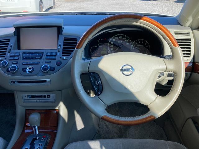 シーマ ４５０ＸＬ　ＥＴＣ　アルミホイール　ＨＩＤ　ＡＴ　キーレスエントリー　電動格納ミラー　盗難防止システム　パワーシート　ＣＤ　ＤＶＤ再生　カセット　ＡＢＳ　エアコン　パワーステアリング　パワーウィンドウ（3枚目）