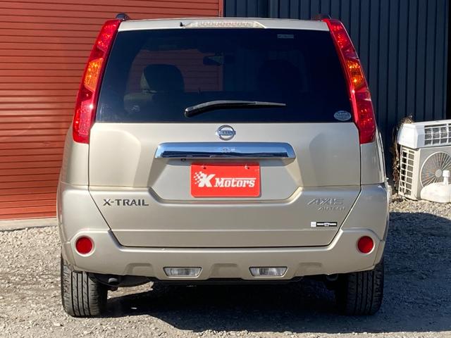 エクストレイル アクシス　バックカメラ　サイドカメラ　ナビ　ＴＶ　アルミホイール　スマートキー　電動格納ミラー　シートヒーター　ＣＶＴ　衝突安全ボディ　ＣＤ　ＤＶＤ再生　ミュージックプレイヤー接続可　ＡＢＳ　エアコン（17枚目）