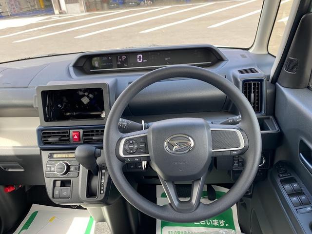 タント Ｘ　届出済未使用車　ＡＵＴＯエアコン　スマートキー＆プッシュスタート　電動格納ドアミラー　ＡＵＴＯライト　禁煙　オートハイビーム　ＬＥＤライト　セキュリティーアラーム　シートヒーター　横滑り防止（5枚目）