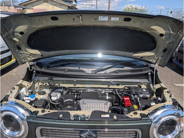 ハスラー ハイブリッドＧ　ヒーター　ｉストップ　禁煙　点検記録簿　コーナーセンサ　イモビ　ダブルエアバッグ　スマートキー・プッシュスタート　横滑り防止システム　全席パワーウインドウ　ＡＵＴＯエアコン　キーレススタート　ＳＲＳ（47枚目）