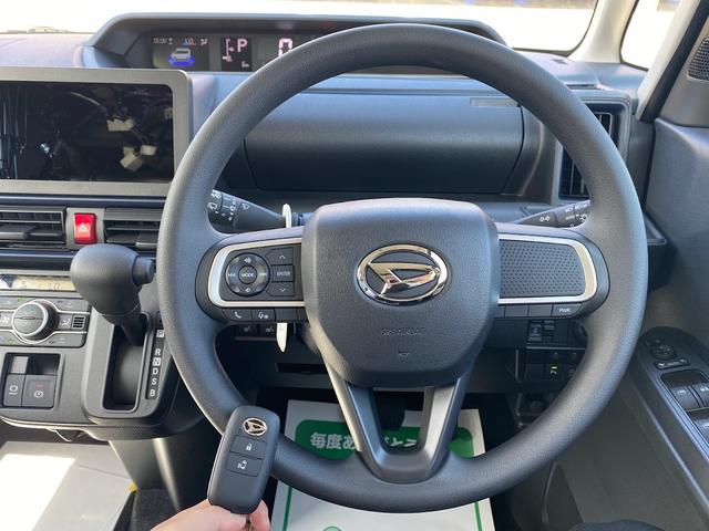 タント Ｘ　アイスト　衝突回避軽減　スマートキーシステム　コーナーソナー　ＰＷ　ＰＳ　横滑り防止　ＬＥＤライト　車線逸脱警報　シ－トヒ－タ－　サイドエアバッグ　キーレスキー　エアバッグ　エアコン　盗難防止装置（12枚目）