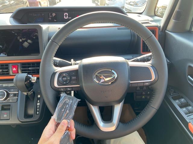 タント ファンクロス　コーナーソナー　アイドリングストップ車　レーダーブレーキ　車線逸脱警報　運転席シートヒーター　イモビライザー　ＬＥＤライト　オートエアコン　キーフリー　スマートキー　衝突安全ボディ　横滑り防止装置（15枚目）