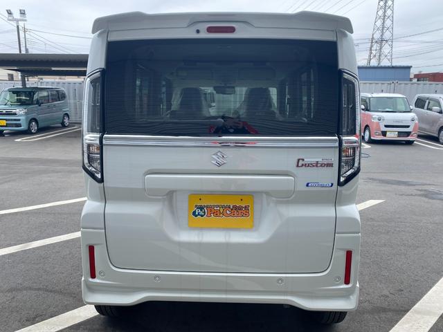 スペーシアカスタム ハイブリッドＸＳ　届出済未使用車　両側パワースライドドア　クルーズコントロール　電動パーキングブレーキ　運転席助手席シートヒーター　マルチユースフラップ　ＵＳＢ／タイプＣソケット　禁煙車（11枚目）