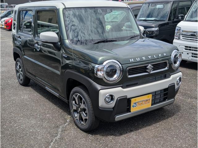ハスラー ハイブリッドＸ　届出済未使用車　衝突軽減ブレーキ　クルーズコントロール　運転席助手席シートヒーター　ＬＥＤヘッドライト　オートライト　メンテナンスノート　禁煙車（6枚目）