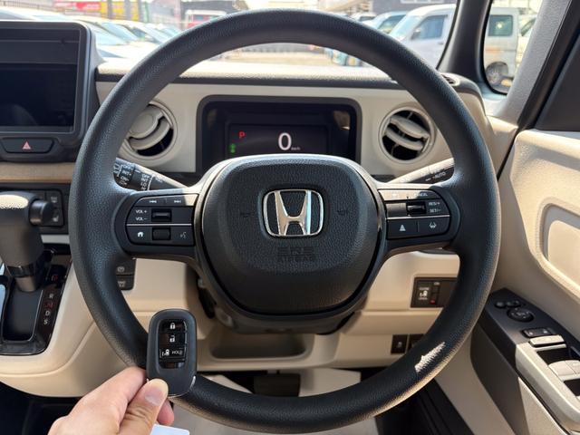 Ｎ－ＢＯＸ ベースグレード　届出済未使用車　衝突軽減ブレーキ　禁煙車　スマートキ－　フルフラットシート　カーテンエアバック　ＬＥＤヘッドライト　オートクルーズ　イモビライザー　ＥＣＯモード　オートエアコン　前席シートヒーター（17枚目）