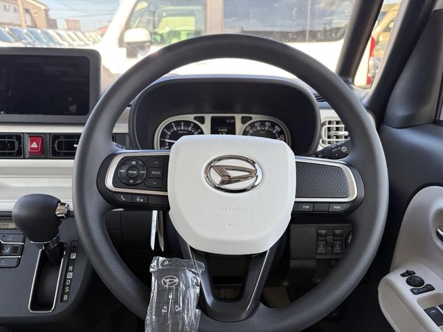 ムーヴキャンバス ストライプスＧ　届出済未使用車　衝突軽減ブレーキ　禁煙車　ＢＬＵＥＴＯＯＴＨ　前後障害物センサー　アイドルストップ　禁煙　Ｂカメラ　パワーウインドウ　セキュリティアラーム　フルフラット　スマートキープッシュスタート（16枚目）