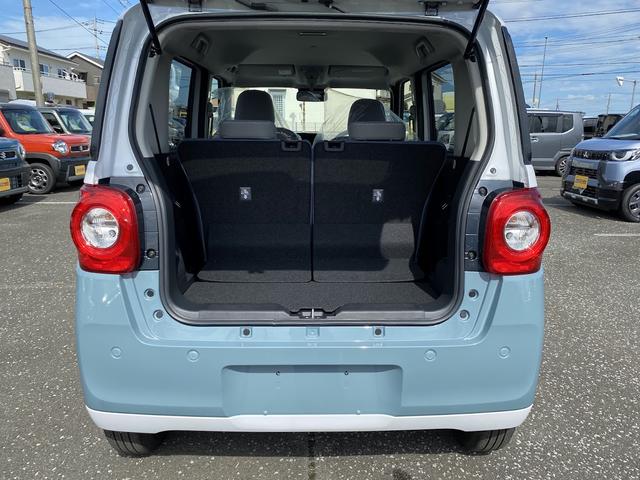 ムーヴキャンバス ストライプスＸ　届出済未使用車　衝突軽減ブレーキ　禁煙車　衝突被害軽減ブレーキ　両側オートスライドドア　横滑り防止機能　コーナーセンサー　エアコン　衝突安全ボディ　オートハイビーム　オートライト　ベンチシート　ＡＢＳ（12枚目）