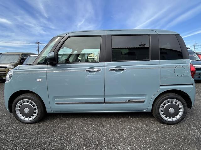 ムーヴキャンバス セオリーＧ　届出済未使用車　衝突軽減ブレーキ　禁煙車　シートヒーター　フルフラットシート　ＬＥＤヘッド　イモビライザー　オートエアコン　オートライト　パワーウィンドウ　Ｓキー　ベンチシート（7枚目）