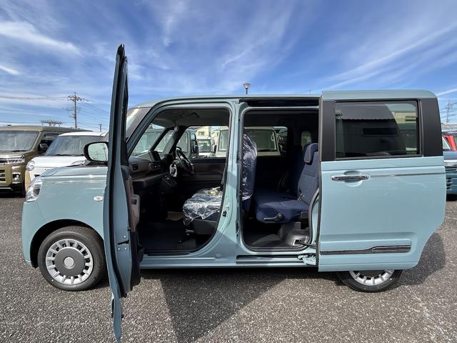 ムーヴキャンバス セオリーＧ　届出済未使用車　衝突軽減ブレーキ　禁煙車　シートヒーター　フルフラットシート　ＬＥＤヘッド　イモビライザー　オートエアコン　オートライト　パワーウィンドウ　Ｓキー　ベンチシート（8枚目）