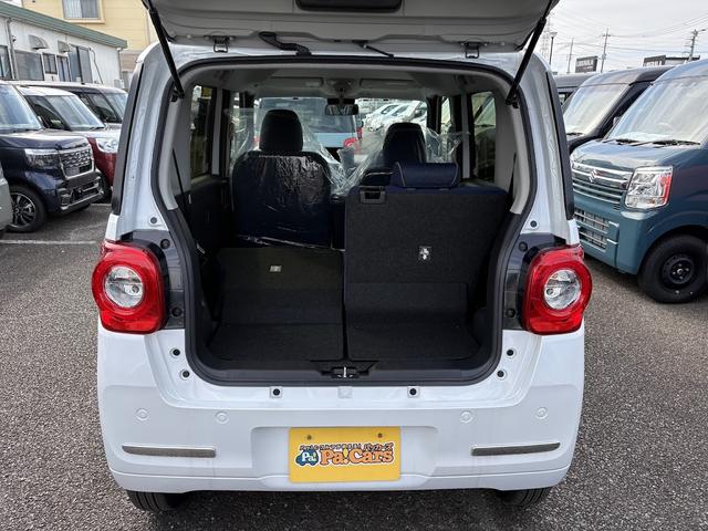 ムーヴキャンバス ストライプスＧターボ　届出済未使用車　衝突軽減ブレーキ　禁煙車　オートクルーズ　フルオートエアコン　オートライト　キーフリーシステム　スマートキー　シートＨ　Ｂカメラ　フルフラット　レーンキープ　ベンチシート（14枚目）