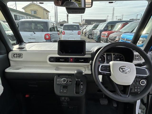 ムーヴキャンバス ストライプスG 届出済未使用車 衝突軽減ブレーキ 禁煙車 前後障害物センサー アイドルストップ 禁煙 Bカメラ パワーウインドウ セキュリティアラーム フルフラット スマートキープッシュスタート カーテンエアバック(5枚目)