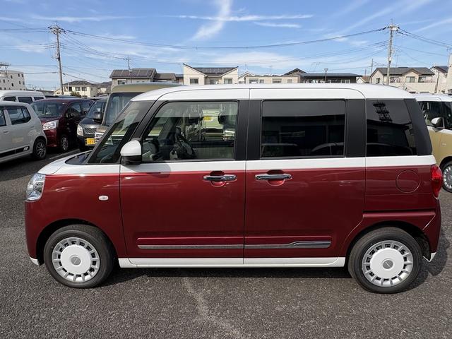 ムーヴキャンバス ストライプスG 届出済未使用車 衝突軽減ブレーキ 禁煙車 前後障害物センサー アイドルストップ 禁煙 Bカメラ パワーウインドウ セキュリティアラーム フルフラット スマートキープッシュスタート カーテンエアバック(7枚目)