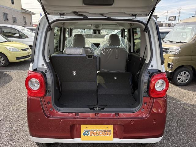 ムーヴキャンバス ストライプスG 届出済未使用車 衝突軽減ブレーキ 禁煙車 前後障害物センサー アイドルストップ 禁煙 Bカメラ パワーウインドウ セキュリティアラーム フルフラット スマートキープッシュスタート カーテンエアバック(14枚目)