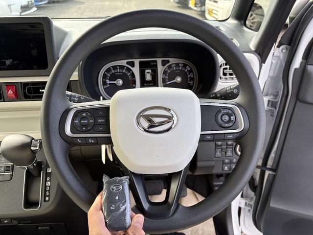 ムーヴキャンバス ストライプスG 届出済未使用車 衝突軽減ブレーキ 禁煙車 前後障害物センサー アイドルストップ 禁煙 Bカメラ パワーウインドウ セキュリティアラーム フルフラット スマートキープッシュスタート カーテンエアバック(17枚目)