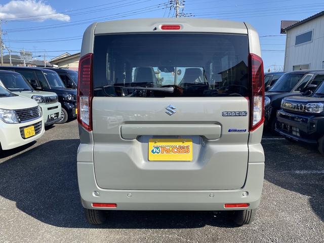 スペーシア ハイブリッドＧ　アイドリングＳ　キーレススタートシステム　オートＬＥＤ　パーキングセンサー　横滑防止　イモビライザー　ＬＥＤライト　Ｗエアバッグ　スマートキー　オートエアコン　フルフラット　パワーステアリング　ＡＢＳ（12枚目）