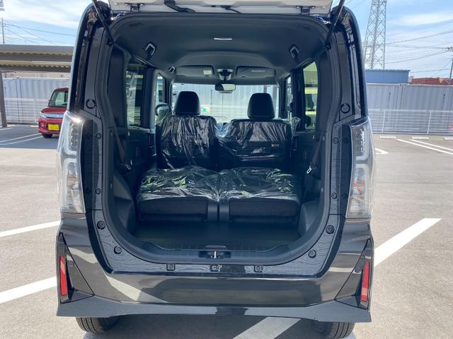 タント カスタムＸ　衝突軽減ブレーキ　リアコーナーセンサー　車線逸脱防止　アイドリングストップ機能　盗難警報装置　フルフラット　ＬＥＤ　キーレスエントリー　前席シートヒーター　オートＬＥＤ　スマキー　エアコン　パワステ（12枚目）