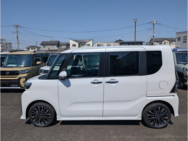 タント カスタムＲＳ　レーンキープＡ　ＩＳＴＯＰ　クリソナ　運転席シートヒーター　オートＬＥＤ　ＡＡＣ　ＬＥＤライト　サイドエアバッグ　オートライト　キーフリー　フルフラット　セキュリティ　安全ボディー　ベンチシート　ＰＷ（12枚目）