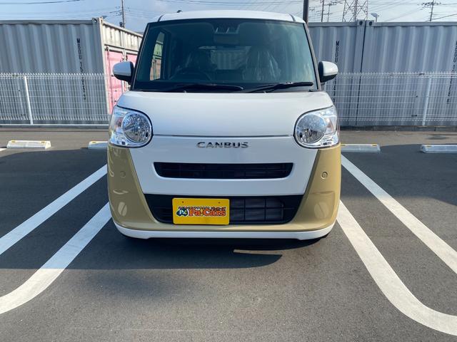 ムーヴキャンバス ストライプスＧ　前後障害物センサー　アイドルストップ　Ｂカメラ　パワーウインドウ　セキュリティアラーム　フルフラット　スマートキープッシュスタート　カーテンエアバック　Ｓヒーター　キーフリーキー（5枚目）