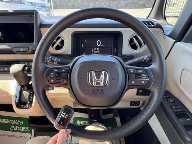 Ｎ－ＢＯＸ ベースグレード　衝突軽減システム　スマートキ－　車線維持支援システム　禁煙　フルフラットシート　カーテンエアバック　イモビライザー　ＥＣＯモード　横滑り防止　オートクルーズ　ＬＥＤヘッドライト　キーフリー　ＡＢＳ（17枚目）