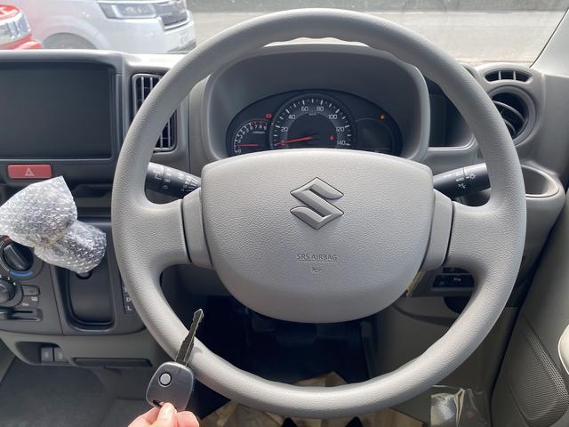 エブリイ ＰＣ　Ｉ－ＳＴＯＰ　Ｗエアバッグ　キーレスエントリーシステム　オートハイビーム　前席パワーウインドウ　セキュリティーアラーム　エアバック　ＬＥＤヘッド　オートエアコン　横滑り防止　シートヒーター付　ＡＢＳ（16枚目）