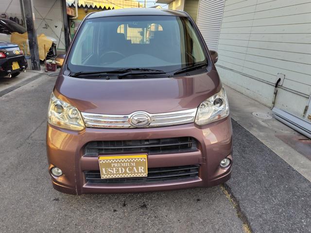 ムーヴ カスタム Xリミテッド ナビ ドラレコ前後 ETC バックカメラ タイヤ新品バッテリー新品ACコンプレッサ新品プラグコイル新品(2枚目)