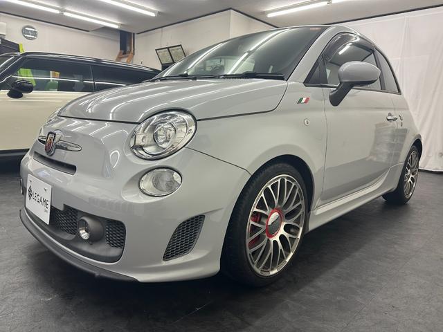 アバルト５９５ ツーリズモ　ワンオーナー　黒革シート　純正１７ＡＷ　パドルシフト　コーナーセンサー　ＥＴＣ　禁煙車　記録簿　スペアキー（4枚目）