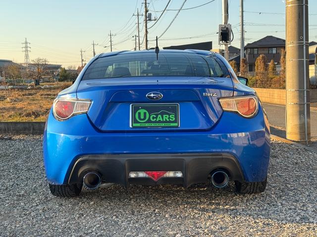 BRZ R 6速MT フジツボマフラー BLITZ車高調 17インチAW Defi3連メーター 社外エアクリ カロッツェリアナビ フルセグTV HIDヘッドライト LEDデイライト ドラレコ ETC(6枚目)