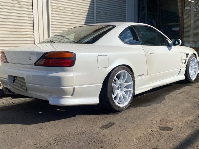 シルビア スペックＲ　スペックＲ　純正オプションＦバンパー　ＧＴＳＳタービン　ＨＫＳカム　ＨＫＳ車高調　ＬＳＤ　ＧＰスポーツマフラー　イケヤＦロアアーム　タコ足（8枚目）