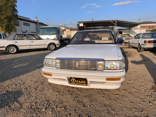 クラウン ロイヤルサルーン アルミホイール AT パワーシート カセット ABS エアコン パワーウィンドウ エアコンオーバーホール ピットマンアーム アイドラーアーム タイロッド交換済(13枚目)