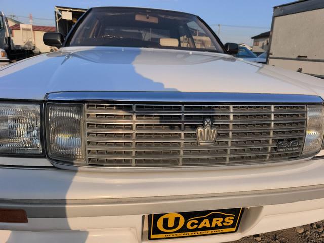 クラウン ロイヤルサルーン アルミホイール AT パワーシート カセット ABS エアコン パワーウィンドウ エアコンオーバーホール ピットマンアーム アイドラーアーム タイロッド交換済(21枚目)