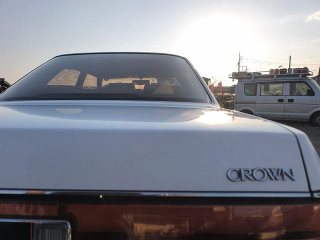 クラウン ロイヤルサルーン アルミホイール AT パワーシート カセット ABS エアコン パワーウィンドウ エアコンオーバーホール ピットマンアーム アイドラーアーム タイロッド交換済(39枚目)