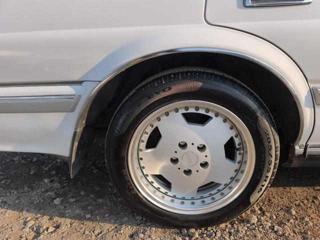 クラウン ロイヤルサルーン アルミホイール AT パワーシート カセット ABS エアコン パワーウィンドウ エアコンオーバーホール ピットマンアーム アイドラーアーム タイロッド交換済(40枚目)