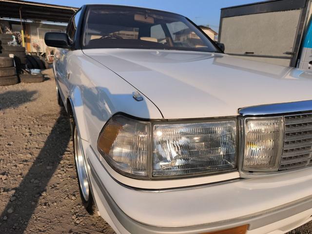 クラウン ロイヤルサルーン アルミホイール AT パワーシート カセット ABS エアコン パワーウィンドウ エアコンオーバーホール ピットマンアーム アイドラーアーム タイロッド交換済(46枚目)