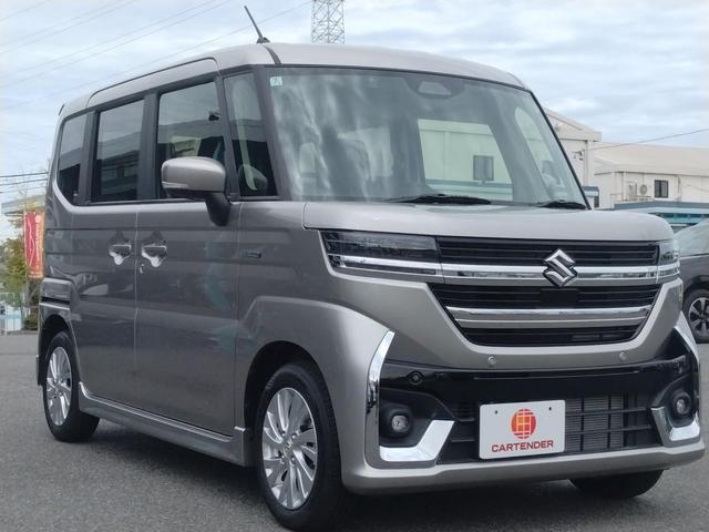 スペーシアカスタム ハイブリッドＧＳ　カーテンダー１２ヶ月水害車保証　スズキセーフティサポート　スマートキー　アイドリングストップ　オートエアコン　片側電動スライド　シートヒーター　プッシュスタート　ＥＴＣ（14枚目）
