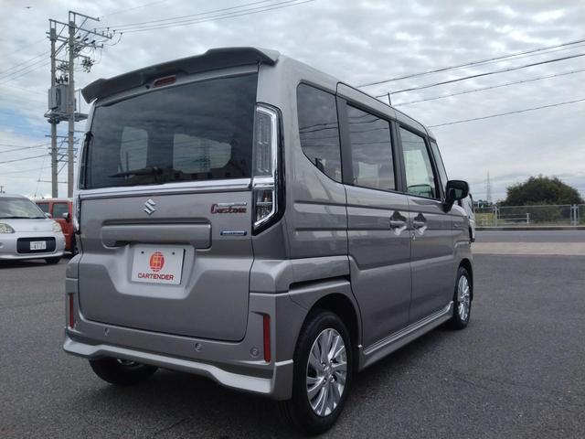 スペーシアカスタム ハイブリッドＧＳ　カーテンダー１２ヶ月水害車保証　スズキセーフティサポート　スマートキー　アイドリングストップ　オートエアコン　片側電動スライド　シートヒーター　プッシュスタート　ＥＴＣ（15枚目）