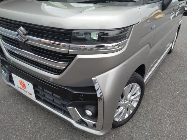 スペーシアカスタム ハイブリッドＧＳ　カーテンダー１２ヶ月水害車保証　スズキセーフティサポート　スマートキー　アイドリングストップ　オートエアコン　片側電動スライド　シートヒーター　プッシュスタート　ＥＴＣ（44枚目）