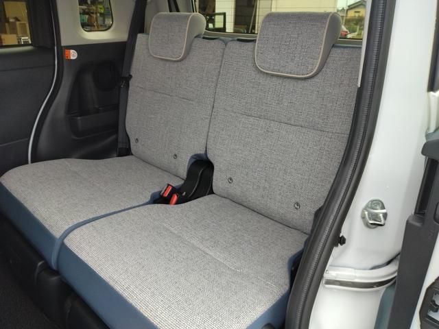 ムーヴキャンバス ストライプスＧ　１２ヵ月走行無制限保証　両側パワースライドドア　ＬＥＤオートライト・フォグランプ　電動パーキングブレーキ　プッシュボタンスタート　セキュリティアラーム　バックカメラ　オート電動格納式ドアミラー（43枚目）