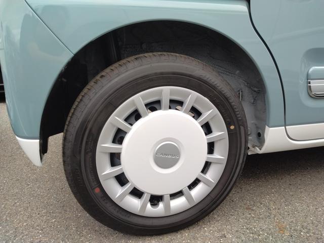 ムーヴキャンバス ストライプスＧ　１２ヵ月走行無制限保証　両側パワースライドドア　ＬＥＤオートライト・フォグランプ　電動パーキングブレーキ　プッシュボタンスタート　セキュリティアラーム　バックカメラ　オート電動格納式ドアミラー（55枚目）