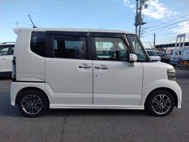 Ｎ－ＢＯＸカスタム Ｇ　ＳＳパッケージ　１２ヵ月走行無制限保証　社外メモリーナビ　ＴＶ　バックカメラ　ＣＤ　ミュージックプレイヤー接続可　ＤＶＤ再生　前後ドライブレコーダー　ＨＩＤヘッドライト　リア両側電動スライドドア　フロントベンチシート（50枚目）