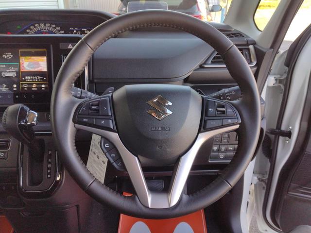 ソリオ ハイブリッドＳＺ　全方位モニター付メモリーナビ装着車　１２ヵ月走行無制限保証　全周囲カメラ　ナビ　ＴＶ　クリアランスソナー　アダクティブクルーズコントロール　レーンアシスト　衝突被害軽減システム　両側電動スライドドア　　ＬＥＤヘッドランプ　スマートキー（5枚目）