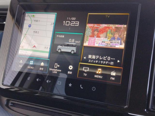 ソリオ ハイブリッドＳＺ　全方位モニター付メモリーナビ装着車　１２ヵ月走行無制限保証　全周囲カメラ　ナビ　ＴＶ　クリアランスソナー　アダクティブクルーズコントロール　レーンアシスト　衝突被害軽減システム　両側電動スライドドア　　ＬＥＤヘッドランプ　スマートキー（6枚目）