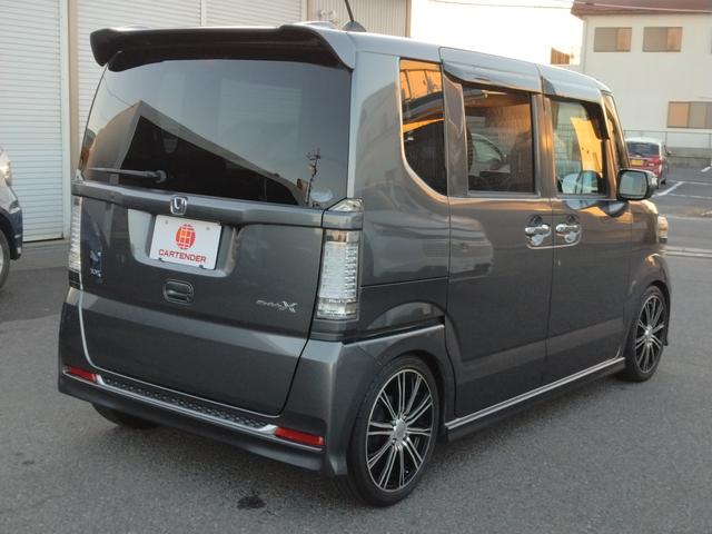 Ｎ－ＢＯＸカスタム Ｍｏｄｕｌｏ－Ｘ　Ｇ・ターボパッケージ　１２ヵ月走行無制限保証　社外１６インチアルミ、車高調整サス　バックカメラ　両側電動スライドドア　ナビ　ＴＶ　オートクルーズコントロール　　オートライト　ＨＩＤ　電動格納ミラー　ベンチシート（18枚目）