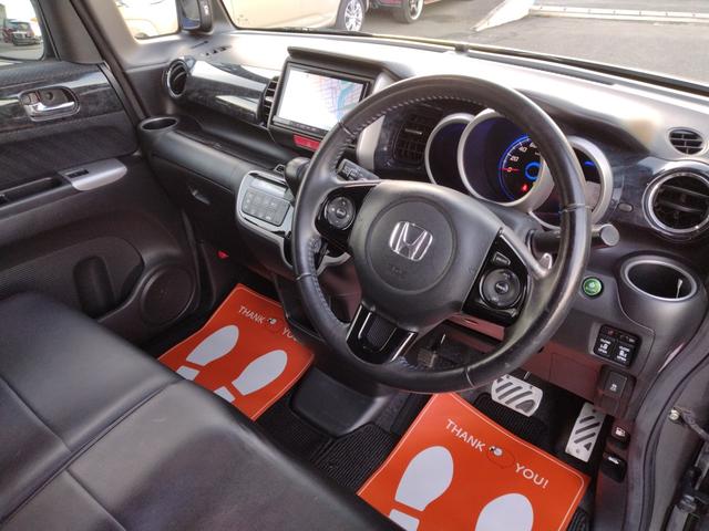 Ｎ－ＢＯＸカスタム Ｍｏｄｕｌｏ－Ｘ　Ｇ・ターボパッケージ　１２ヵ月走行無制限保証　社外１６インチアルミ、車高調整サス　バックカメラ　両側電動スライドドア　ナビ　ＴＶ　オートクルーズコントロール　　オートライト　ＨＩＤ　電動格納ミラー　ベンチシート（32枚目）
