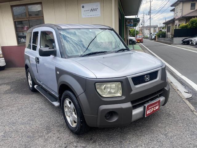 エレメント ベースグレード　４ＷＤ　社外ナビゲーション　ＥＴＣ　ＨＩＤヘッドライト　純正アルミホイール　キーレスエントリー　サイドステップ　ＡＢＳ　エアバック　整備保証付（6枚目）