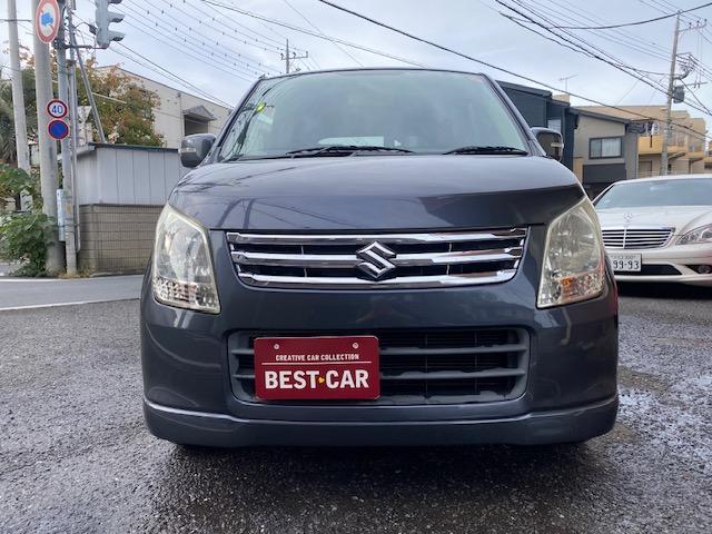 ワゴンＲ ＦＸリミテッドＩＩ　社外ナビ　地デジＴＶ　ＥＴＣ　スマートキー　ＰＵＳＨスタート　純正アルミホイール　ＡＢＳ　エアバック　整備保証付（3枚目）