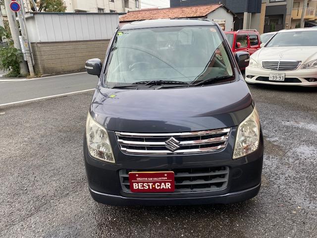 ワゴンＲ ＦＸリミテッドＩＩ　社外ナビ　地デジＴＶ　ＥＴＣ　スマートキー　ＰＵＳＨスタート　純正アルミホイール　ＡＢＳ　エアバック　整備保証付（4枚目）